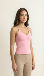 Scrunch Backless Top